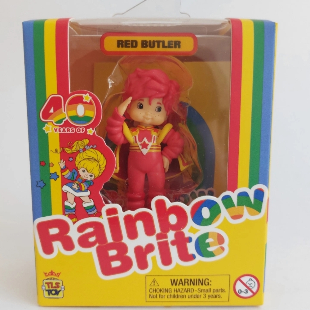 NIB Collectible Rainbow Brite‎ Red Butler 40th Anniversary Mini Figure 3+